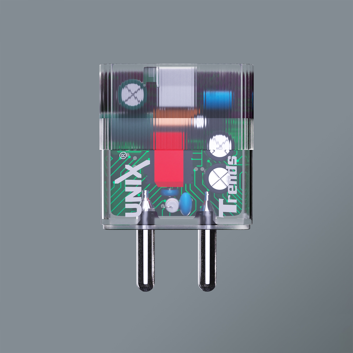 01 UNIX UX-111 TRENDS 30W Power Quick Charge 3.0 Wall Charger - Image 1