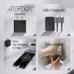 UNIX UX-105 45W Power Adapter with USB-C Cable (5A) - Image 3