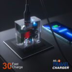 UNIX UX-111 TRENDS 30W Power Quick Charge 3.0 Wall Charger - Image 3