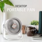 UNIX DF06 Desktop and Wall-Mounted Portable Fan - Image 5