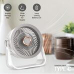 UNIX DF06 Desktop and Wall-Mounted Portable Fan - Image 3