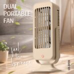 UNIX UX-DF09 Dual Portable Fan - Image 5