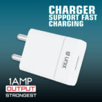UNIX UX-101 1AMP Single USB Wall Charger Adapter - Image 6