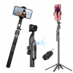 AI Face Tracking & Gesture Control Gimbal | Selfie Stick | Tripod