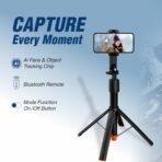 AI Face Tracking & Gesture Control Gimbal | Selfie Stick | Tripod - Image 2