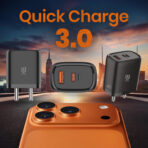 UNIX UX-229 45W GaN Dual Port Wall Charger - Image 5